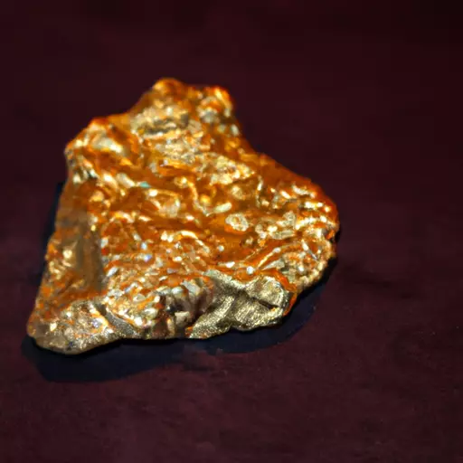 A picture of a gold nugget