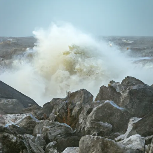 "A storm hitting parts of the UK and Ireland"