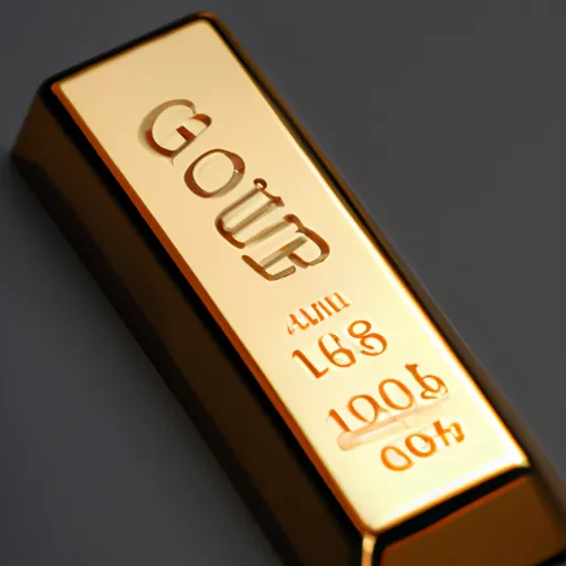 A picture of a gold bar