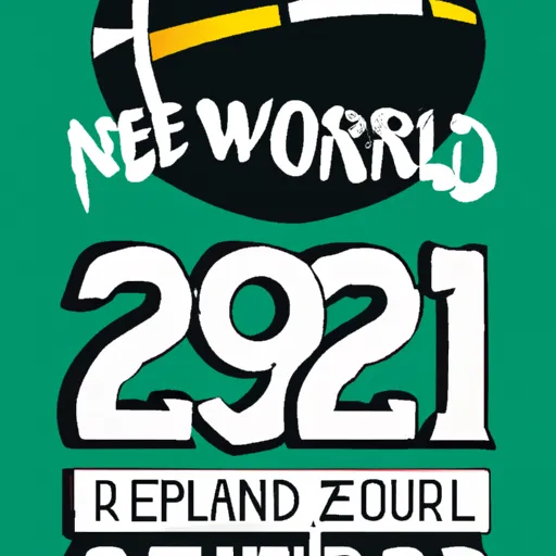 "1987 Rugby World Cup in New Zealand themed poster"