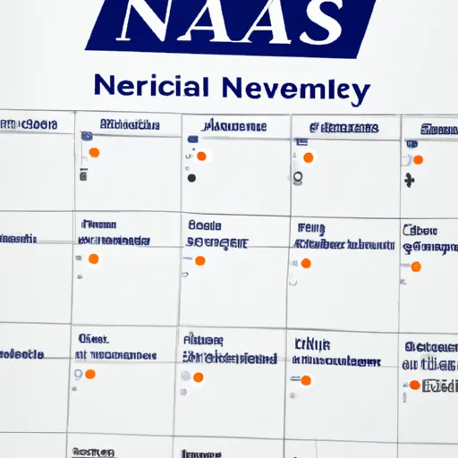 "NASA events calendar including upcoming launches and news briefings"