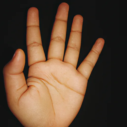 A picture of a person's hand