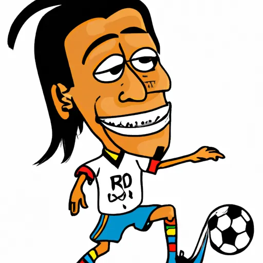 "Cartoon version of the famous footballer Ronaldinho, named after Ronald Reagan"