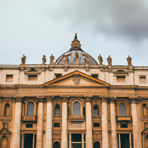 A picture of St. Peter's Basilica in Vatican City