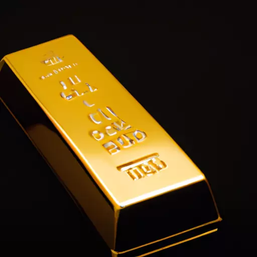 A picture of a gold bar