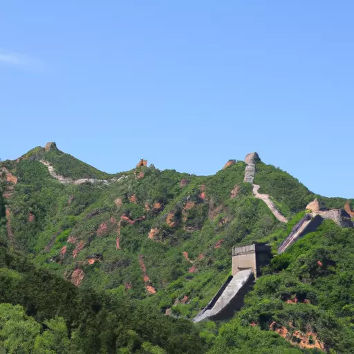 A picture of the Great Wall of China