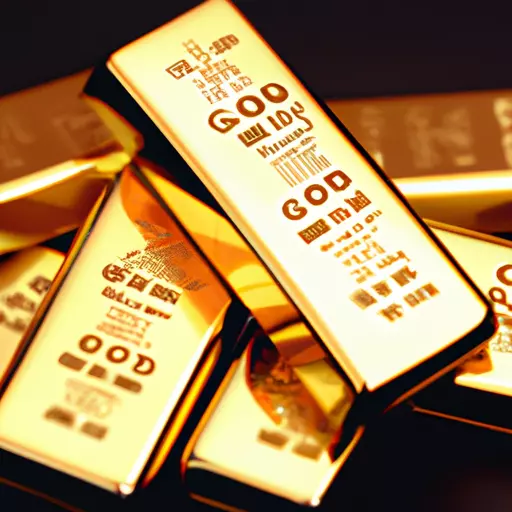 A picture of gold bars