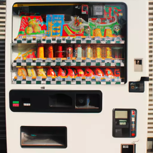 A picture of a Japanese vending machine