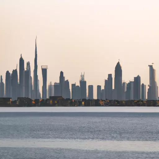 A picture of the Dubai skyline