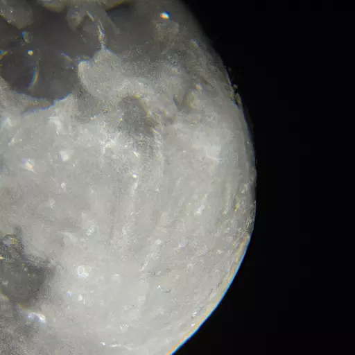 A picture of the Moon's surface