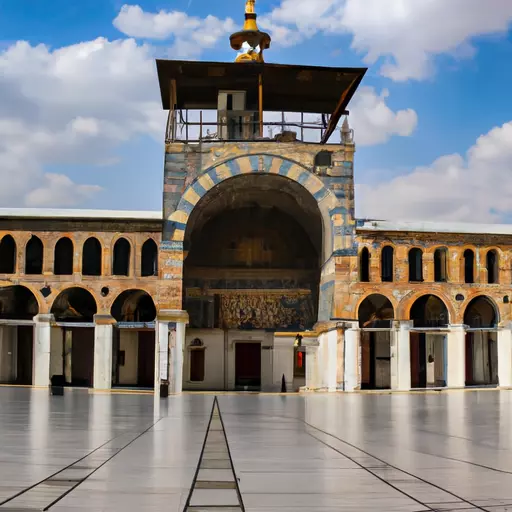 A picture of the Umayyad Mosque in Damascus