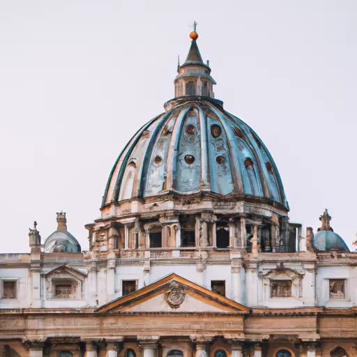 A picture of St. Peter's Basilica in Vatican City