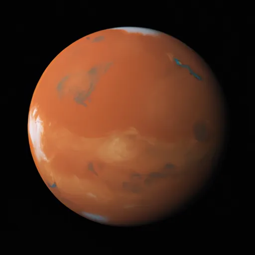 A picture of the planet Mars