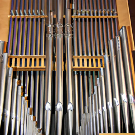 A picture of a pipe organ