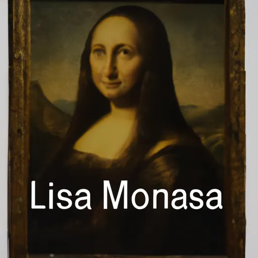 A picture of the Mona Lisa