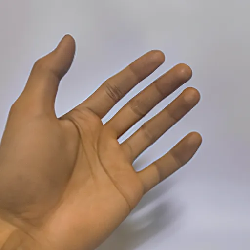 A picture of a person's hand