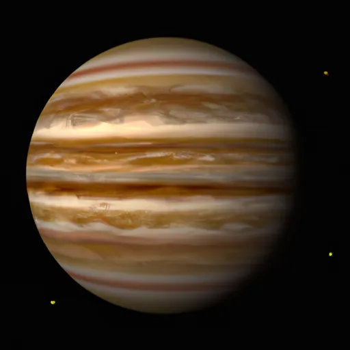 A picture of the planet Jupiter