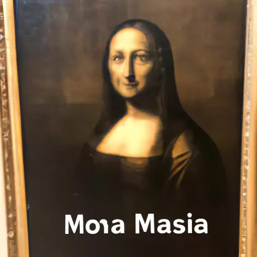 A picture of the Mona Lisa