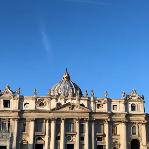 A picture of St. Peter's Basilica