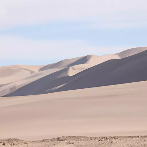 A picture of sand dunes