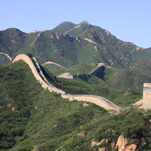 A picture of the Great Wall of China