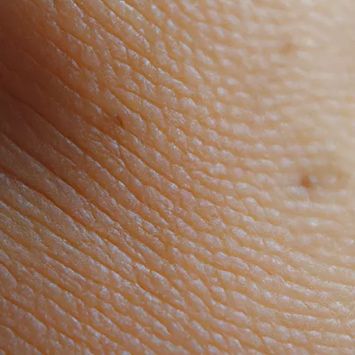 A picture of the human skin