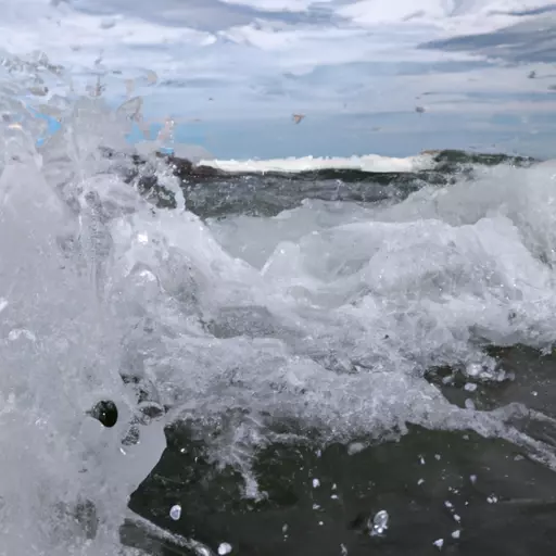 A picture of ocean waves