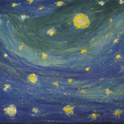 An image of 'The Starry Night' painting