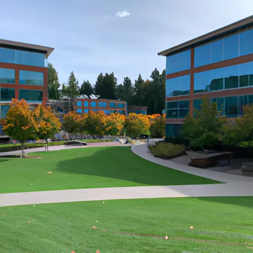 A picture of the Microsoft campus