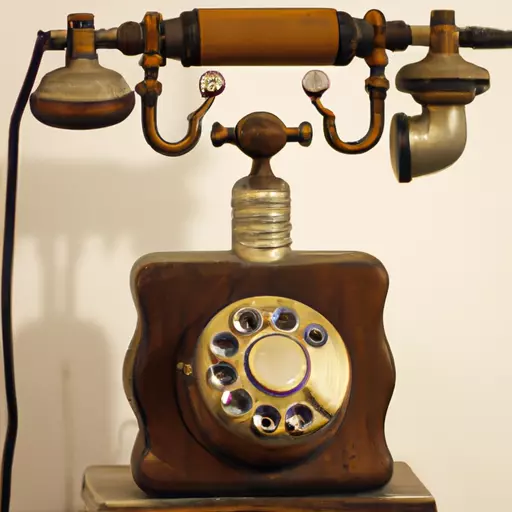 A picture of an early telephone from the 19th Century