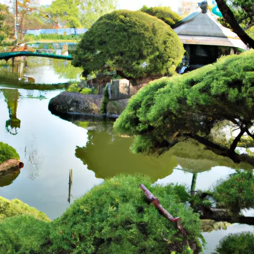 A picture of a Japanese garden