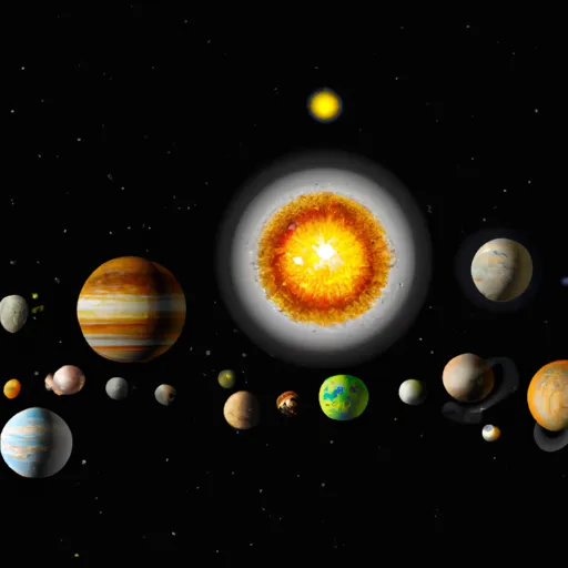 A picture of the solar system