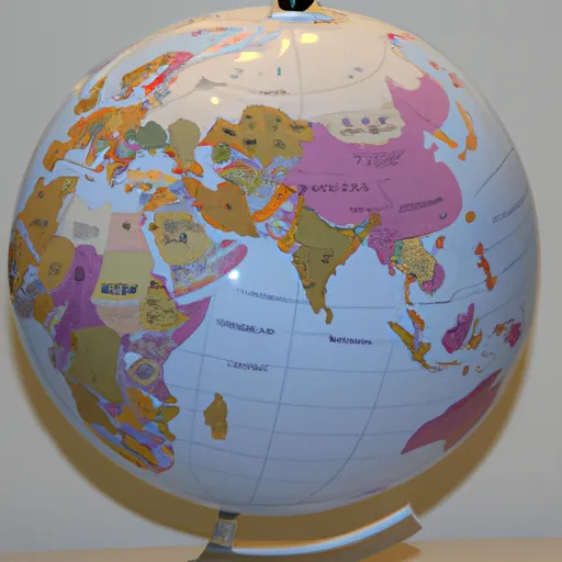 A picture of the globe