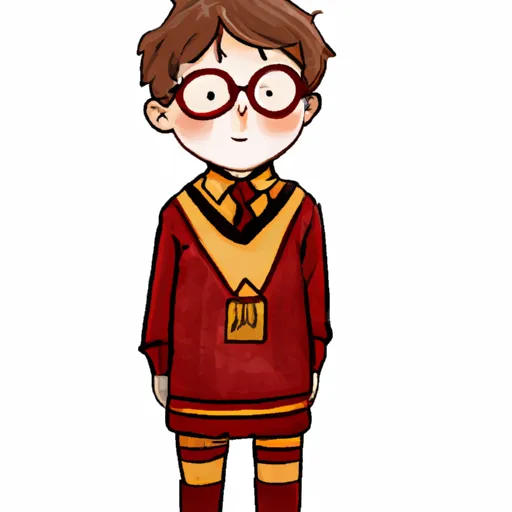 "Harry Potter in Gryffindor uniform"