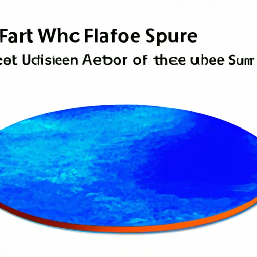 "A pie chart showing the percentage of the world's surface fresh water held by Lake Superior"