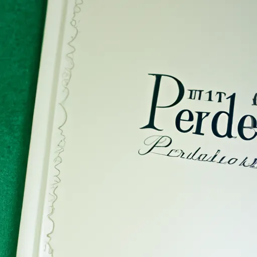 A picture of 'Pride and Prejudice' book cover