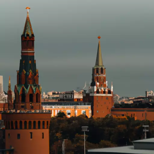 A picture of the Kremlin in Moscow