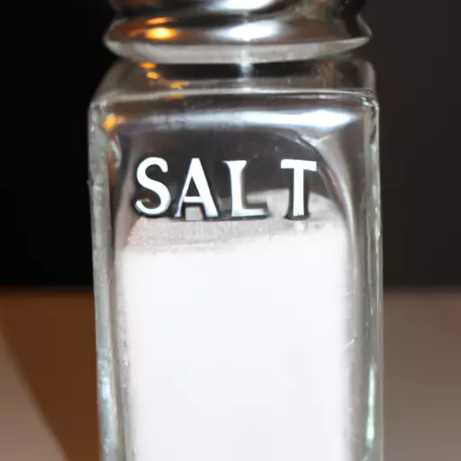 A picture of a salt shaker