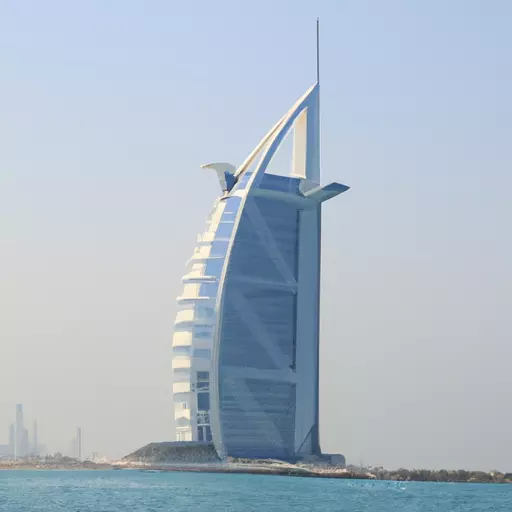 A picture of the Burj Al Arab in Dubai