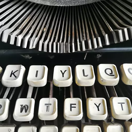 A picture of a typewriter