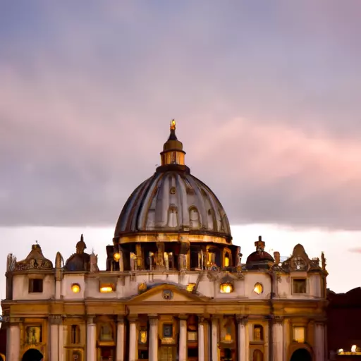 A picture of St. Peter's Basilica