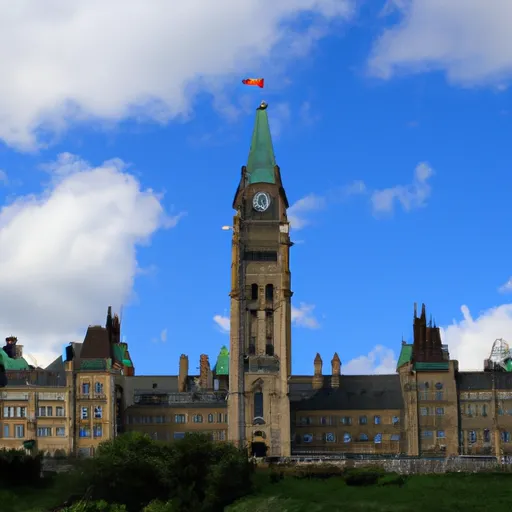 A picture of the Canadian Parliament Hill