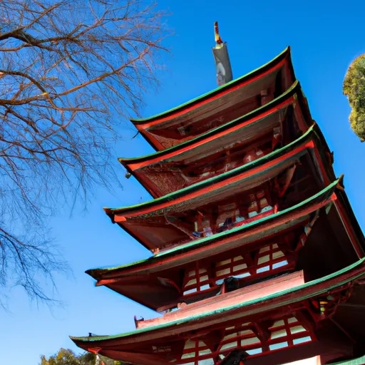 A picture of a traditional Japanese pagoda