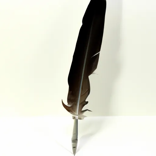 A picture of a quill pen