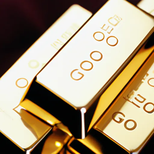 A picture of gold bars