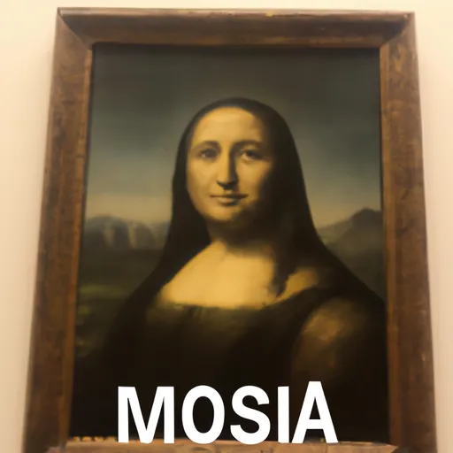 A picture of the Mona Lisa