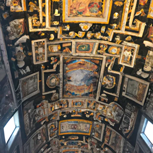 A picture of the Sistine Chapel ceiling