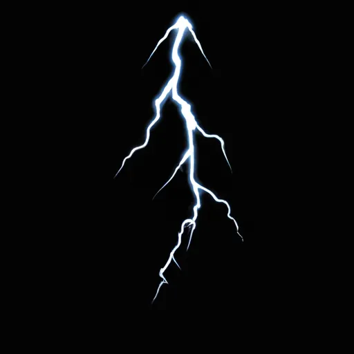 A picture of a lightning bolt