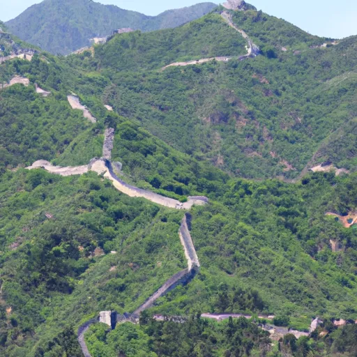 A picture of the Great Wall of China