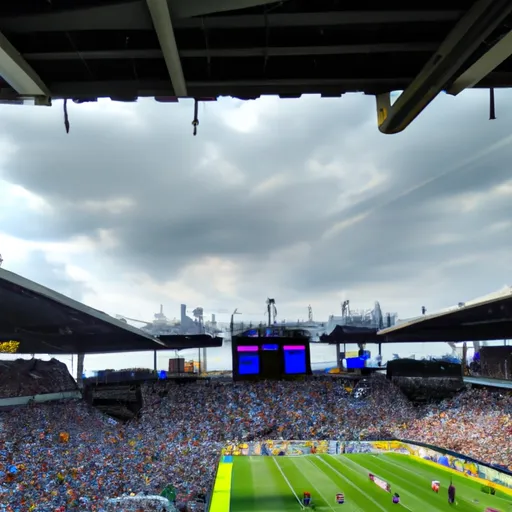 "A packed stadium during the Premier League Summer Series in Philadelphia"